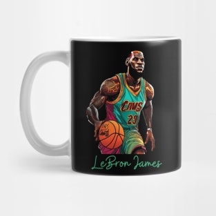 Lebron James goat Victor illustration artwork Mug